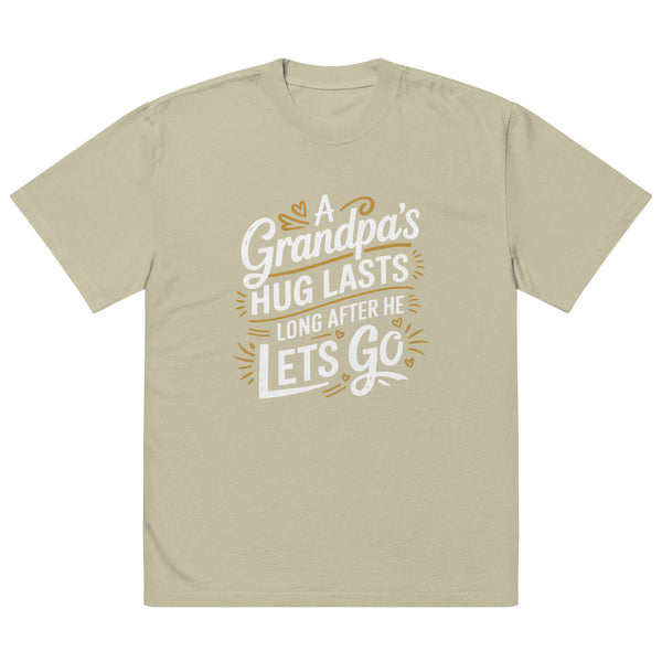 Forever in a Hug – Grandpa’s Love Faded Tee - Faded Eucalyptus - T-Shirt