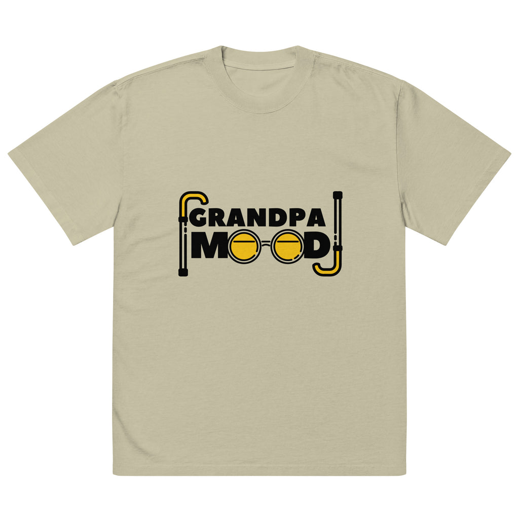 Too Cool to Care – Grandpa’s Smiley Face Tee - Faded Eucalyptus - T-Shirt