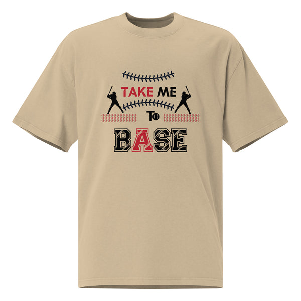 Baseball Dreams - Take Me to Base Oversized Tee - - T-shirts