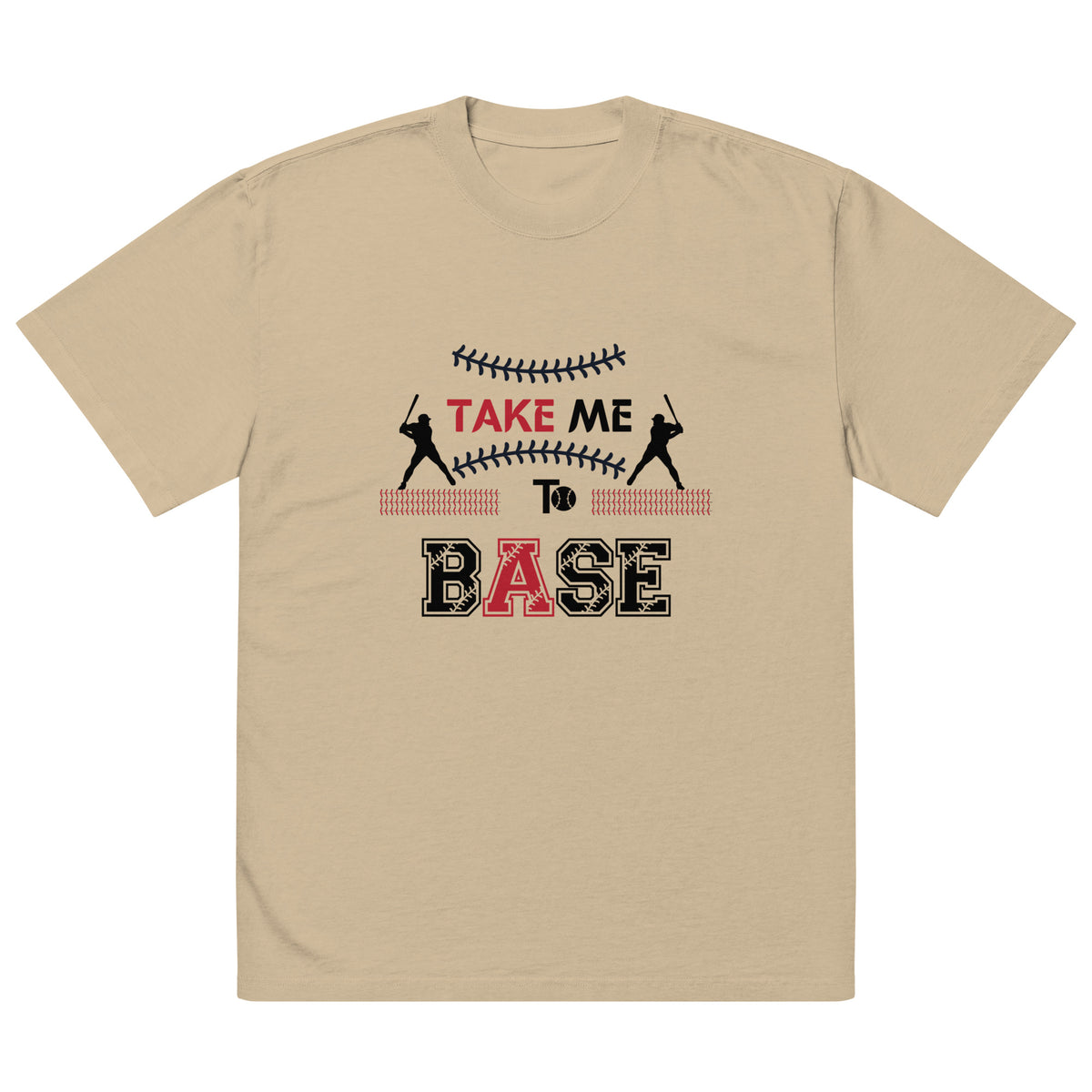 Baseball Dreams - Take Me to Base Oversized Tee - - T-shirts