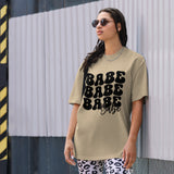 Babe Babe Babe - Unleash Confidence Oversized T-Shirt - - T-shirts