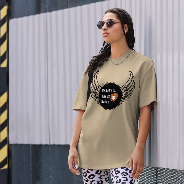 Swing for Memories - Baseball Graphic Tee - Faded Khaki - Print Material