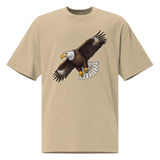 Freedom in Flight - Stunning Eagle Portrait Tee - - T-shirts