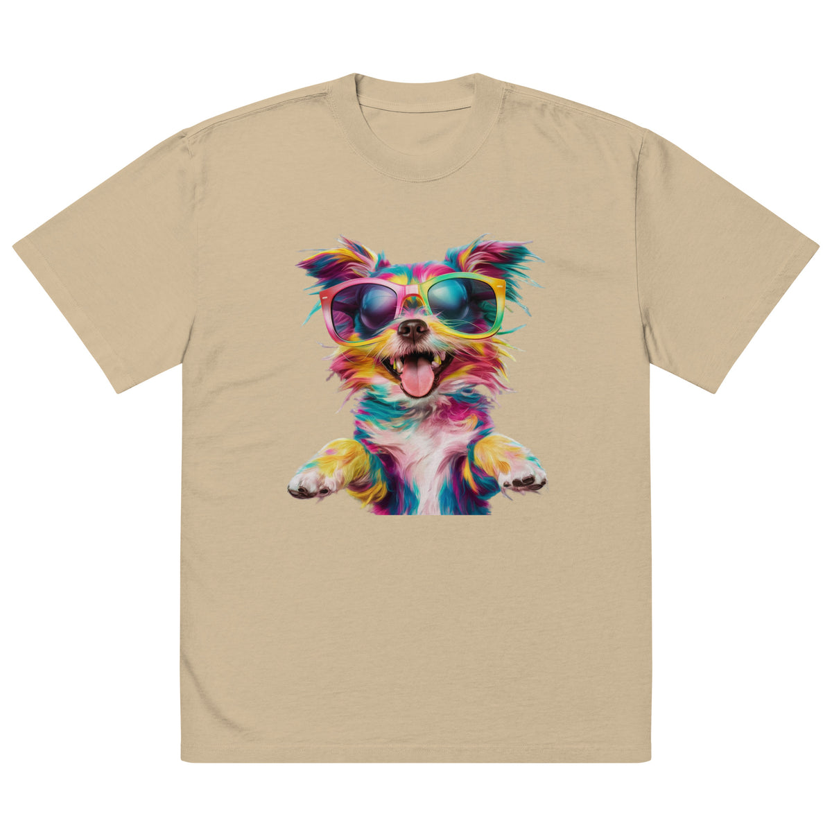 Pawsome Shades - Playful Pup Design - - T-shirts