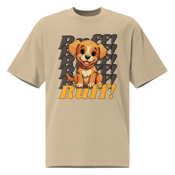 Happy Pup - Ruff! Graphic Tee - - T-shirts