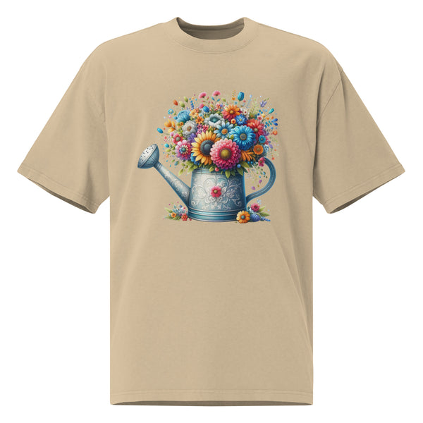 Garden Delight - Flower-Filled Watering Can - - T-shirts