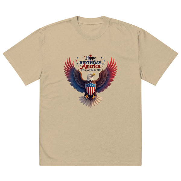 1776 Spirit Shirt – Red, White & You - Faded Khaki - T-Shirt