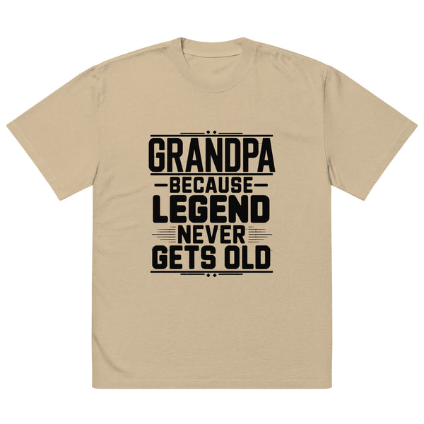 Grandpa: The Legend, The Legacy – A Tribute Tee - Faded Khaki - T-Shirt