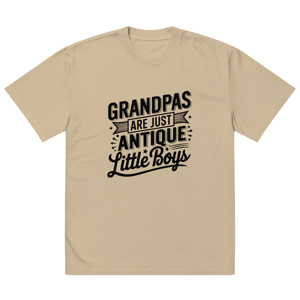 Grandpa: The Man, The Myth, The Legend – Timeless Tee - Faded Khaki - T-Shirt