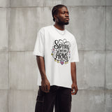 Heavyweight Streetwear Tee – Spring Into My Arms - - T-Shirts