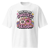 Sweet Bunny & Donut Love Oversized T-Shirt - 2XL - T-Shirts