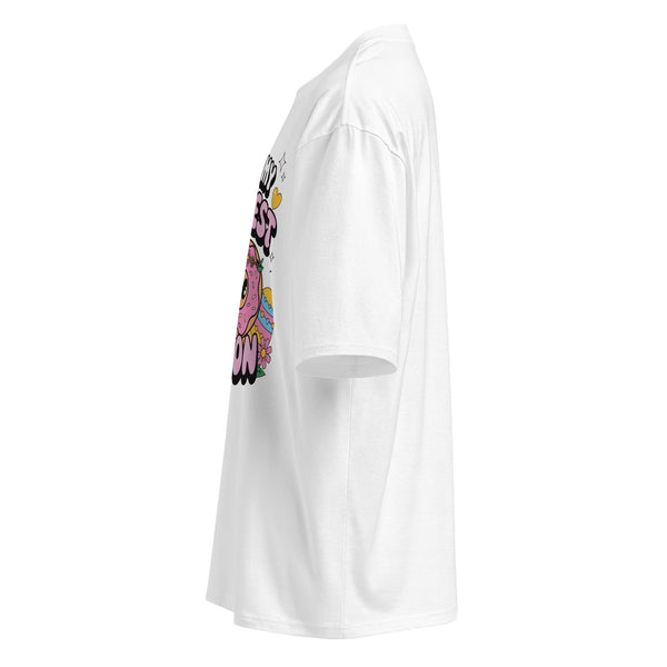 Sweet Bunny & Donut Love Oversized T-Shirt - - T-Shirts