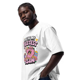 Sweet Bunny & Donut Love Oversized T-Shirt - - T-Shirts