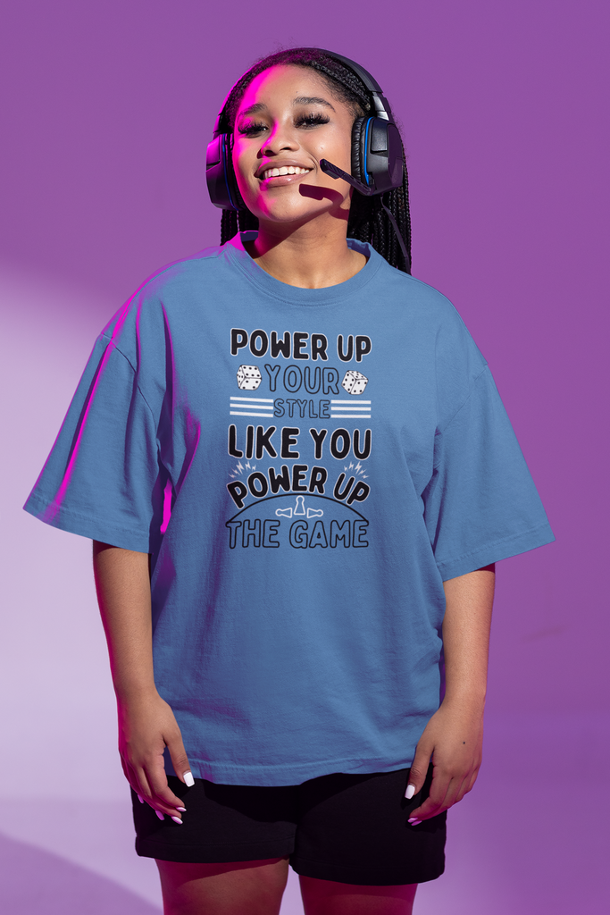 Bold Gaming Vibes - Power Up in Style - - T-Shirts