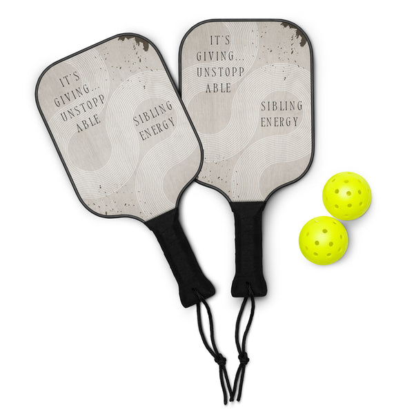 Unstoppable Sibling Gift – Pickleball Paddle Set - Default Title - Paddle Set