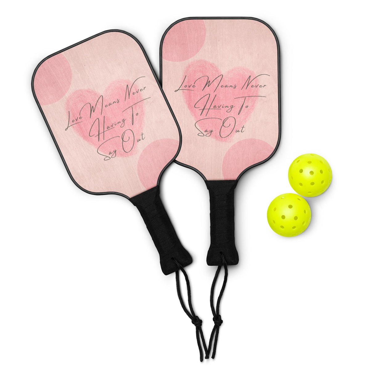 Love Rally – Pickleball Paddle Set for Couples - Default Title - Paddle Set
