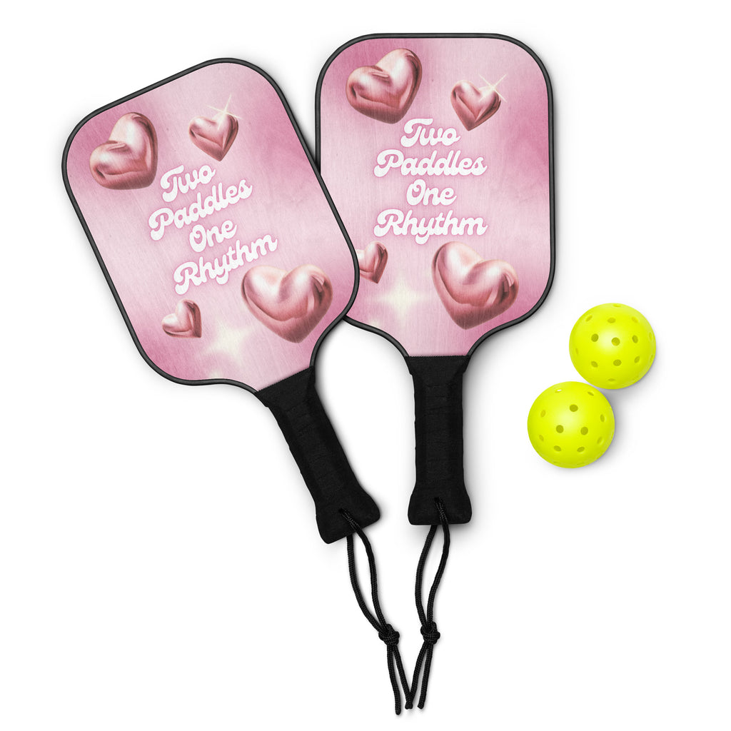Glitter Rally – Valentine's Pickleball Gift for Her - Default Title - Paddle Set