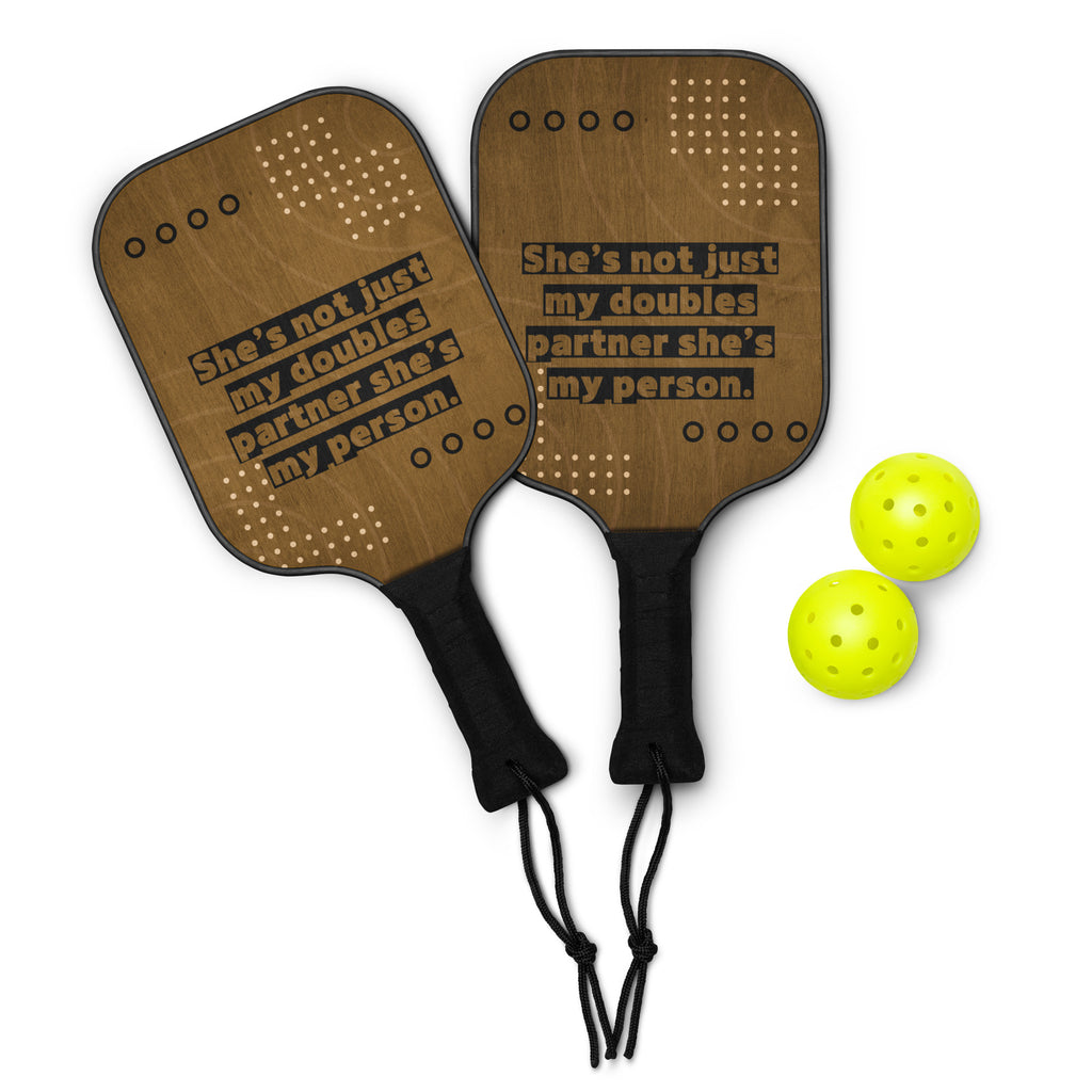My Person – Pickleball Paddle Gift for Her - Default Title - Paddle Set