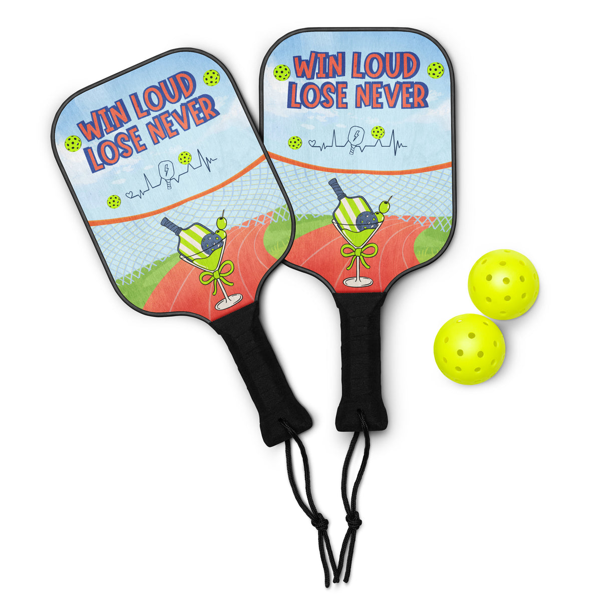 Rally Boldly – Pickleball Gift for Champions - Default Title - Paddle Set