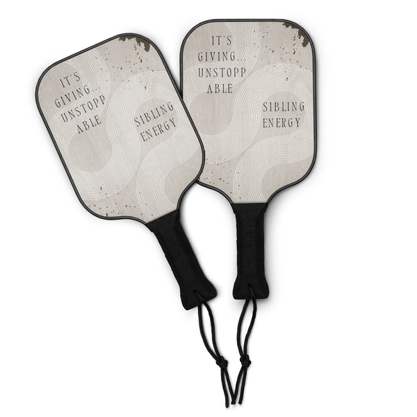 Unstoppable Sibling Gift – Pickleball Paddle Set - - Paddle Set
