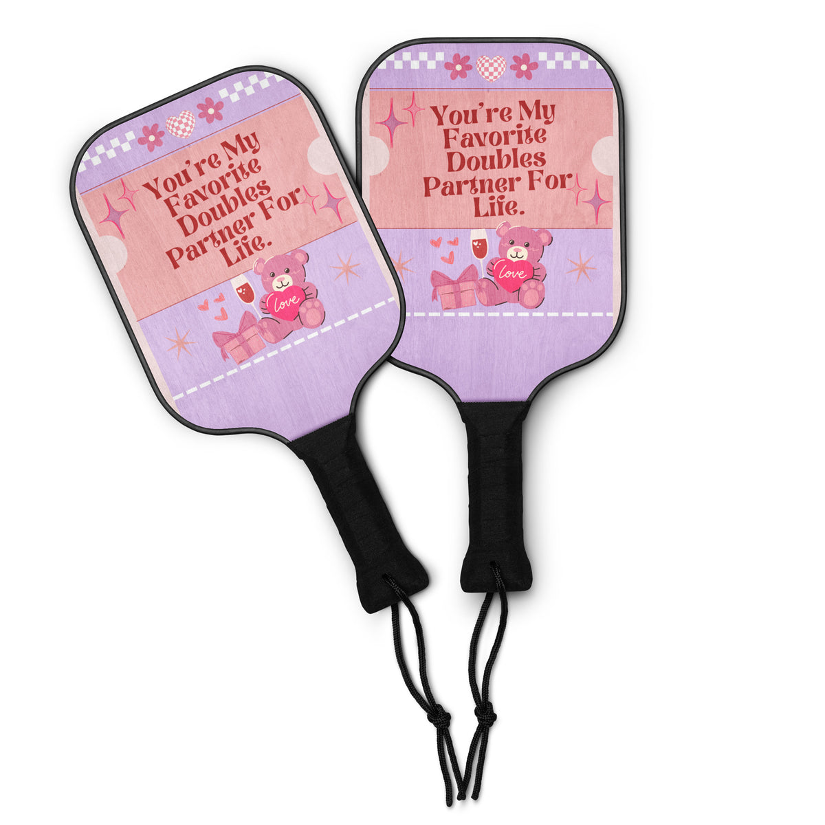 Love Match – Pickleball Paddle Set for Couples - - Paddle Set