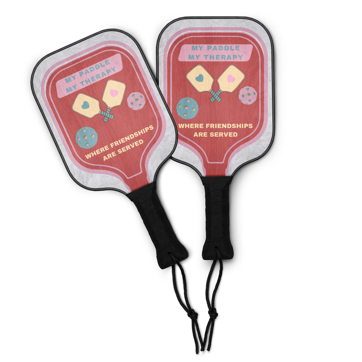 Pickleball Paddle Set for Therapy & Friendship - - Paddle Set