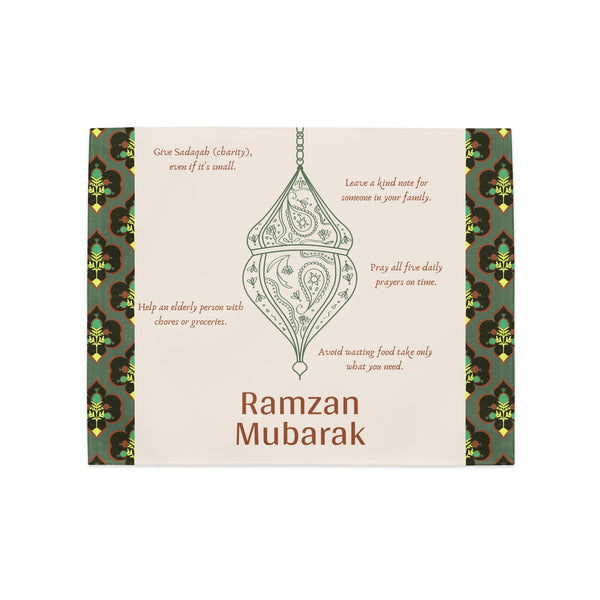 Gift Kindness – Islamic Floral Table Décor by Giftomory - - Placement Set