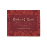 Sacred Elegance – Burgundy Ramadan Placemat Gift Set - - Placement Set