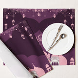 Majestic Ramadan – Elegant Mosque Placemat Gift Set - - Placement Set