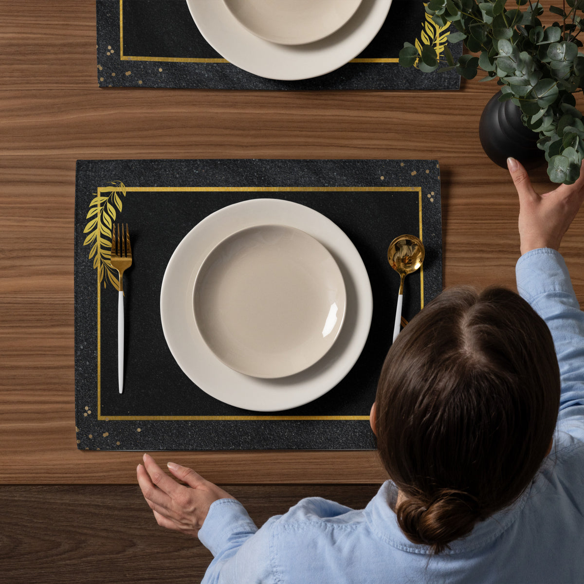 Gift Family Love – Elegant Dining Set by Giftomory - - Placement Set