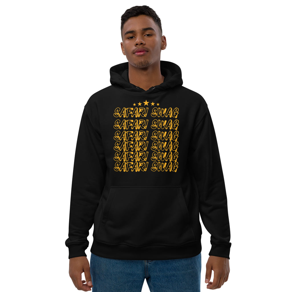 Safari Swag Giraffe - Adventure in Style - Black - Hoodies