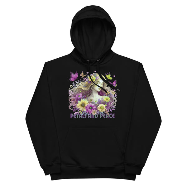 Peaceful Blooms - A Hoodie for Tranquil Souls - - Hoodies