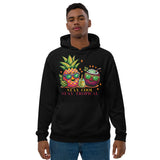 Sunny Days Ahead - Pineapple & Coconut Eco Hoodie - Black - Hoodies