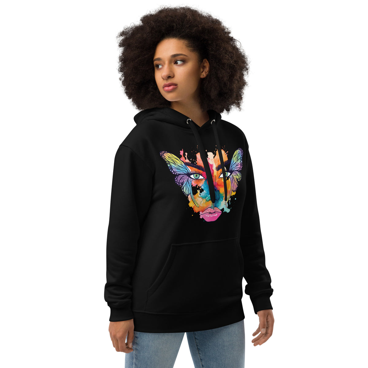 Ethereal Beauty - A Dance of Colors and Memories - - Hoodies