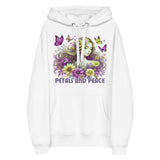 Peaceful Blooms - A Hoodie for Tranquil Souls - - Hoodies