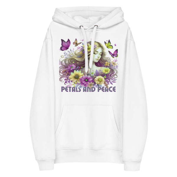 Peaceful Blooms - A Hoodie for Tranquil Souls - - Hoodies