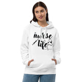 Care in Every Stitch - 'Nurse Life' Premium Eco Hoodie - - Hoodies