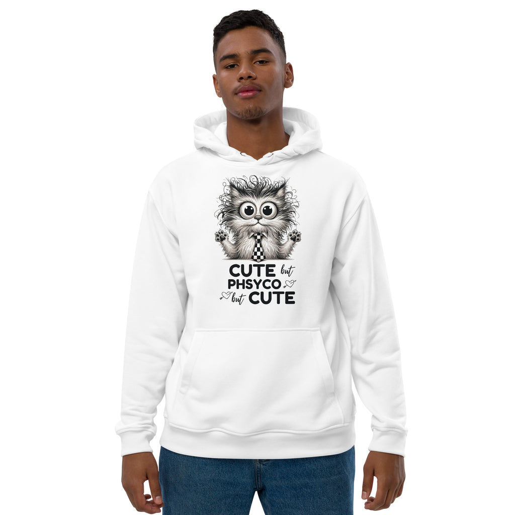 Feline Frenzy - Cute Meets Crazy - - Hoodies