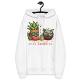 Sunny Days Ahead - Pineapple & Coconut Eco Hoodie - - Hoodies