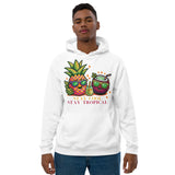 Sunny Days Ahead - Pineapple & Coconut Eco Hoodie - White - Hoodies