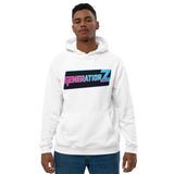 Dynamic & Edgy - Generation Z Streetwear Hoodie - White - Hoodies