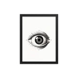 Visionary Moments - Framed Eye Art - Black 12″×16″ - Framed Posters