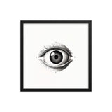 Visionary Moments - Framed Eye Art - Black 18″×18″ - Framed Posters