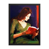 Enchanted Reader - Framed Photo Paper Poster - Black 18″×24″ - Paper Posters