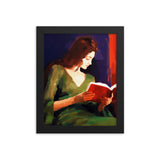 Enchanted Reader - Framed Photo Paper Poster - Black 8″×10″ - Paper Posters