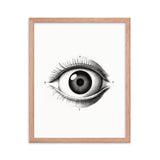 Visionary Moments - Framed Eye Art - Red Oak 16″×20″ - Framed Posters