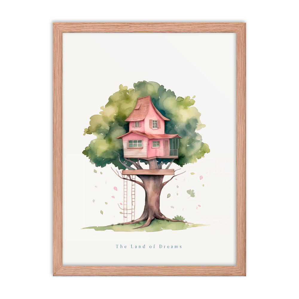 Imagination Station - Treehouse Dreamscape Art - - Framed Poster