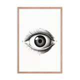 Visionary Moments - Framed Eye Art - Red Oak 24″×36″ - Framed Posters