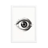 Visionary Moments - Framed Eye Art - White 12″×18″ - Framed Posters