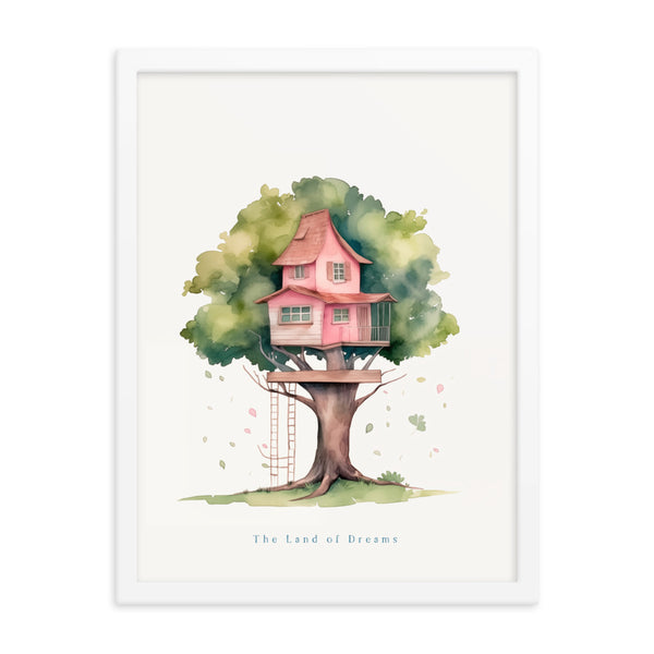 Imagination Station - Treehouse Dreamscape Art - - Framed Poster